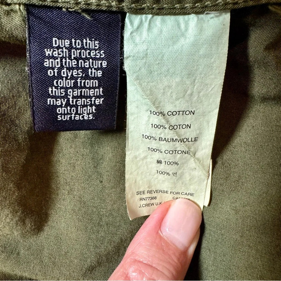 J.Crew women’s field mechanic utility jacket size small in Hillside Green‎ - Picture 6 of 8